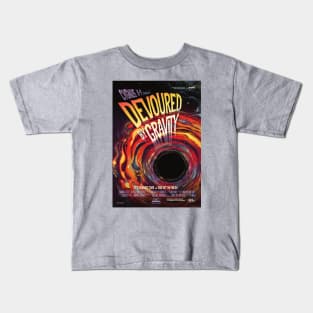 Devoured by Gravity NASA Space Comic Book Cover Kids T-Shirt